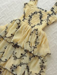 Ganni Floral Tiered Maxi Dress