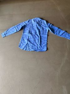 US POLO Stylish Blue Boys Full Sleeves Shirt