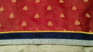 Elegant Red &amp; Gold Sari