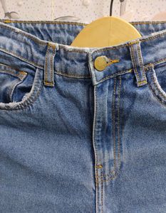 Freakins High Waist Distress Jeans