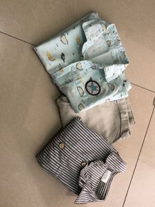 Boys&#39; Dinosaur Shirt &amp; Khaki Pants Set