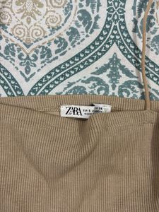 Zara Ribbed Crop Top