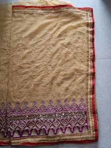 Heavy Work Saree 💜