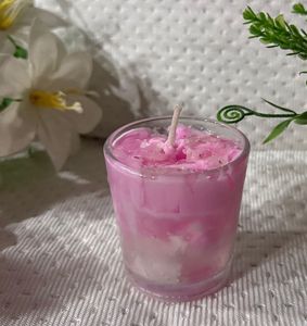 Pink Scented Candle
