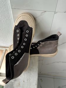 Zudio High Top Sneakers - Black (UK 7)