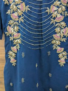 Blue  Sharara Suit