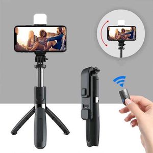 R1S Selfie Stick Cum With light[Yellow]