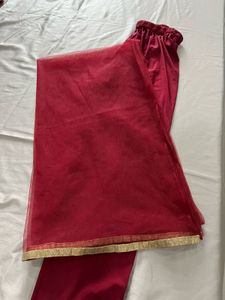 Red Embroidered Suit