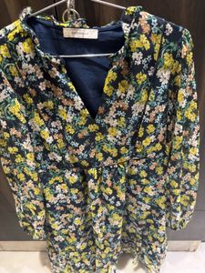 Floral Print Mini Dress
