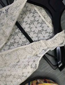 Off-white Lace Shrug