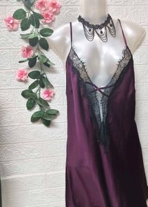 🎁Buy Two Get One Item Free🎁Silky Lace Nightgown
