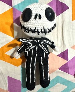 Crochet Amigurumi Jack Skellington Doll