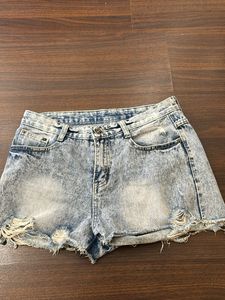 Fade Denim Shorts