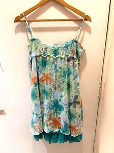 Beautiful Floral Ruffle Dress