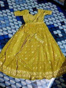 New Anarkali With Shawl💚💚💚