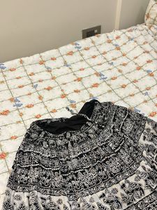 Elephant Print Maxi Skirt