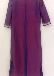 Purple Kurti Set