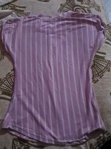 Striped Tee -  Casual Top