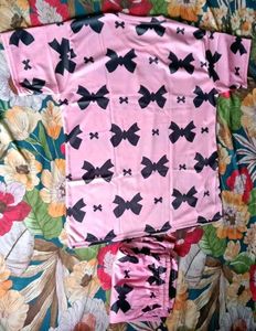 Mickey Mouse &amp; Bow Pajama Set