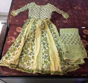 Cotton Lehenga choli set