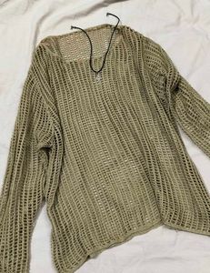 Crochet Knit Sweater