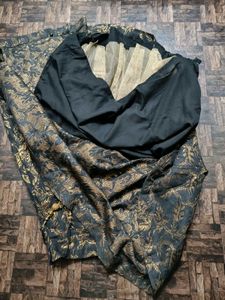 Elegant Black &amp; Gold Lehenga