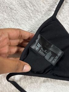 H&amp;M Sequin Bikini Top