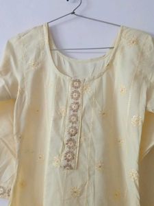 Elegant Yellow Kurta