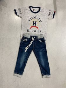 Tommy t Shirt And Zara Denim For 2-4 Yr Boy