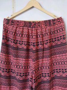 Patterned Casual Pants