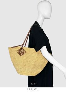 Loewe Inspired Woven Handbag