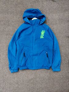 Blue Graphic Print Jacket