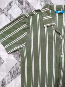 Striped Green Shirt