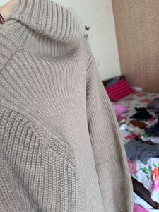 Very Stylish Cutout Turtleneck Sweater
