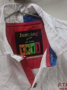Boys White Casual Shirt