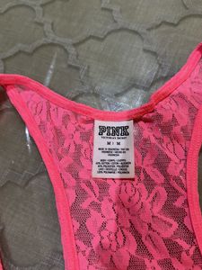 PINK Racerback Tank Top - Size M- US