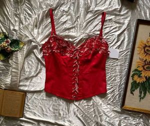 Red Corset Top