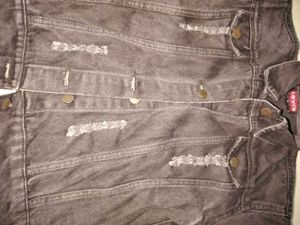 gray denim jacket for women