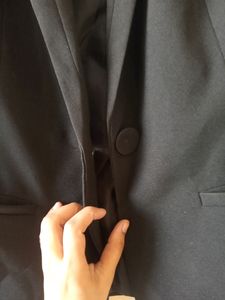 Black Short Blazer For Women