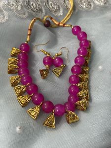 Pink Jewellery Set