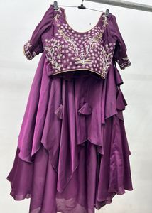 Elegant Purple Lehenga Choli