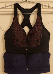 Combo Set Of 2🟢DOMYOS Black Sports Bra