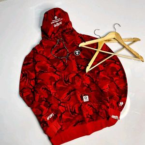 Red Camo BAPE Hoodie
