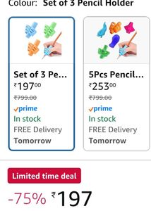 50) Pencil Grips - Set of 3