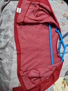 Elegant Maroon Blouse