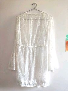 White Lace Night Robe