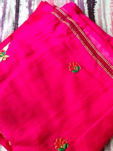 Saree With Earrings