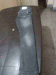 Stylish Gray Denim Jeans