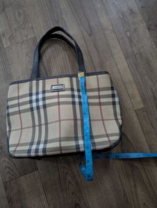 Burberry Plaid authentic hand bag