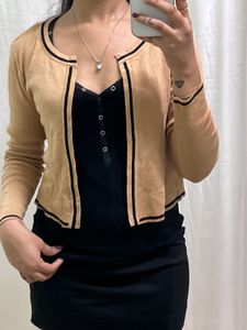 Tan Color Beautiful Cardigan